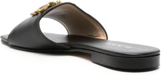 PINKO Marli 10mm leather sandals Black