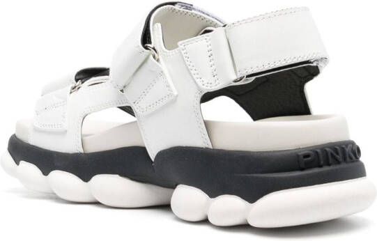 PINKO Mylene chunky-sole sandals White