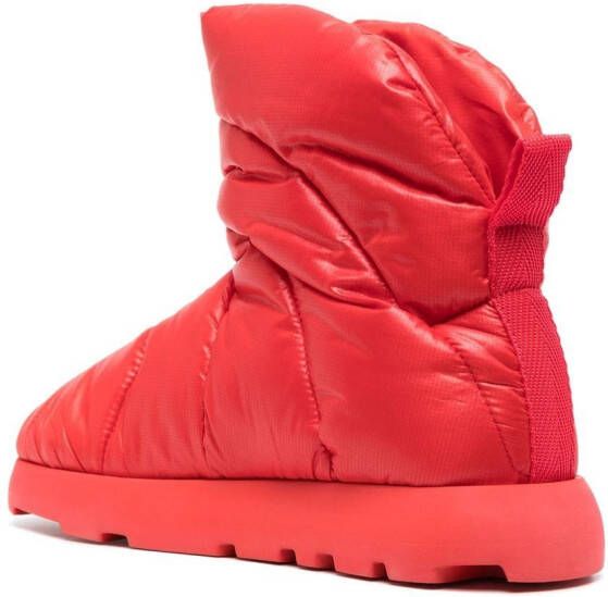 PIUMESTUDIO Luna padded ankle boots Red
