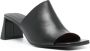 Plan C 50mm leather mules Black - Thumbnail 2