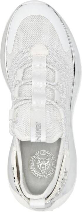 Plein Sport Gen X.02 metallic sneakers White