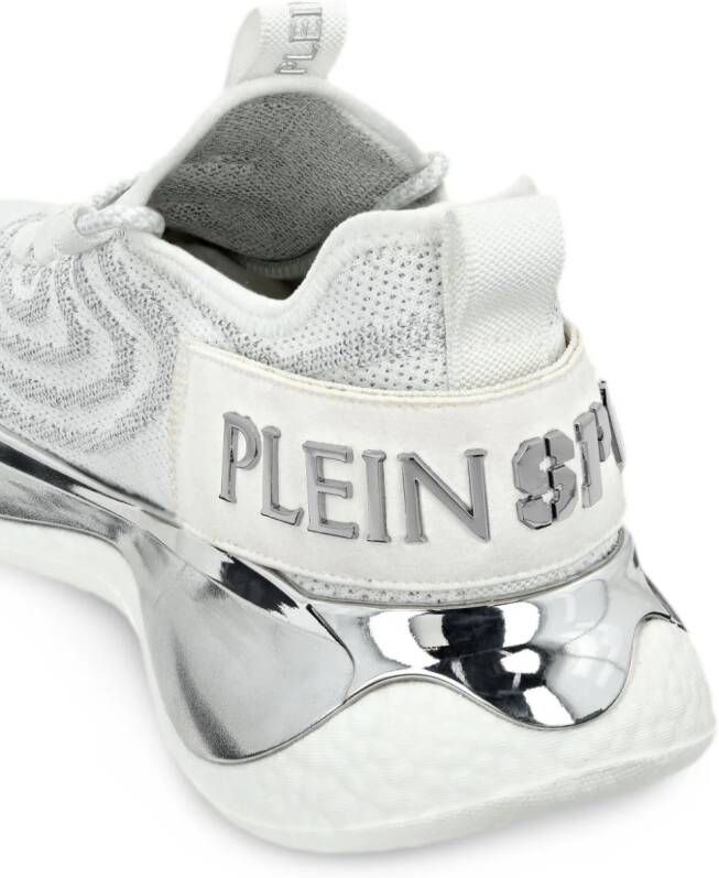 Plein Sport Gen X.02 metallic sneakers White