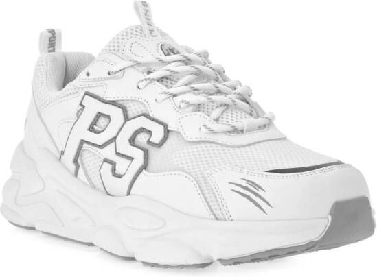 Plein Sport Lo-Top logo-patch sneakers White