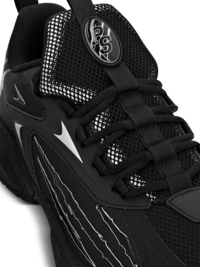 Plein Sport Lo-Top logo-print sneakers Black