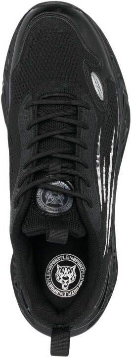 Plein Sport panelled lace-up sneakers Black