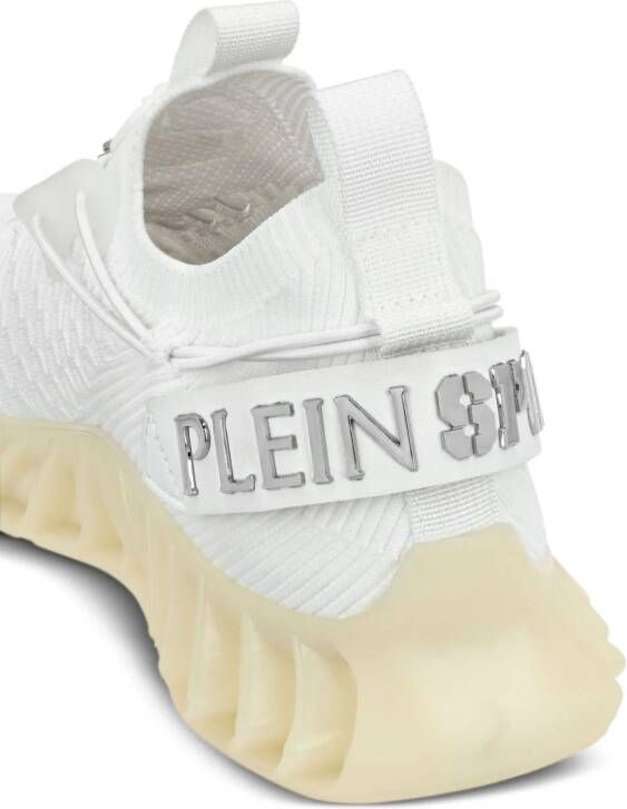 Plein Sport Runner knitted sneakers White