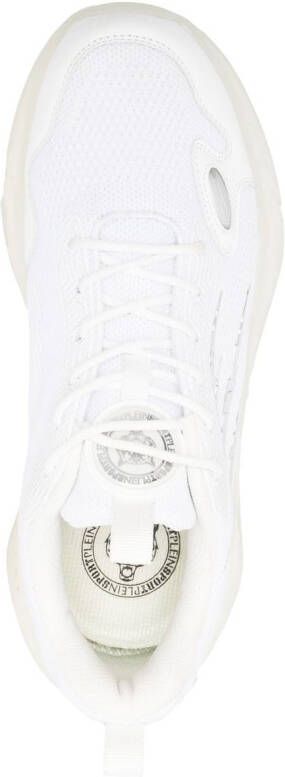 Plein Sport Runner panelled lace-up sneakers White