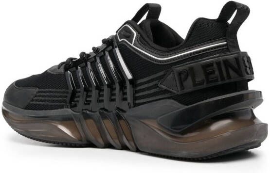 Plein Sport Runner Tiger lace-up sneakers Black