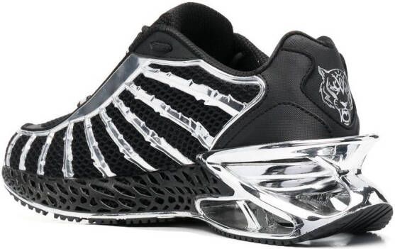 Plein Sport Thunderstorm panelled sneakers Black