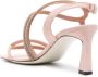 Pollini Bling 75mm leather sandals Pink - Thumbnail 3
