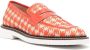 Pollini houndstooth-pattern print loafers Orange - Thumbnail 2