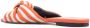 Pollini striped-knot sandals Orange - Thumbnail 3