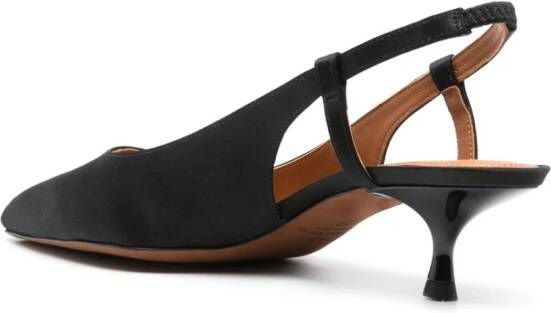 Polo Ralph Lauren 40mm satin pumps Black