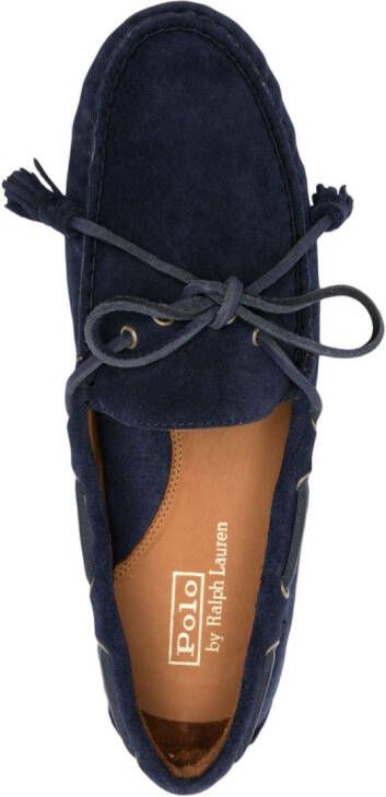 Polo Ralph Lauren Anders suede boat shoes Blue