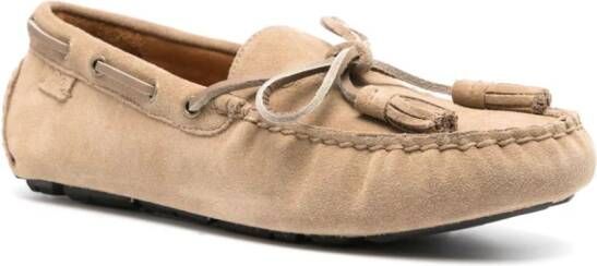 Polo Ralph Lauren Anders tasselled suede loafers Neutrals