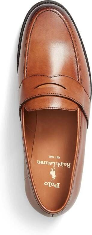 Polo Ralph Lauren Braygan leather loafers Brown