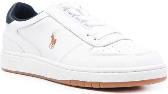 Polo Ralph Lauren Court logo-embroidered sneakers White