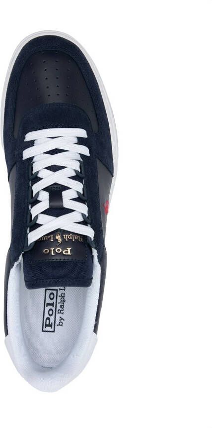 Polo Ralph Lauren Court suede trim sneakers Blue