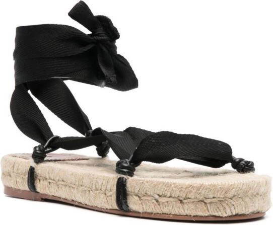 Polo Ralph Lauren Ema lace-up espadrilles Black