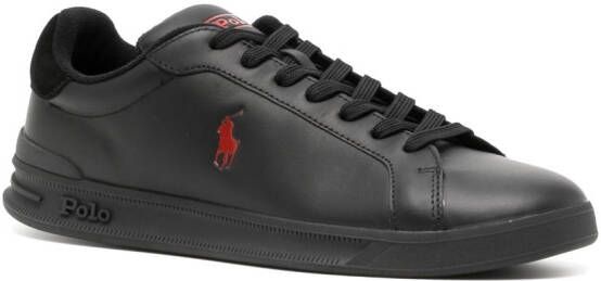 Polo Ralph Lauren embroidered-pony low-top sneakers Black