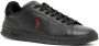 Polo Ralph Lauren embroidered-logo low-top sneakers Black - Thumbnail 4