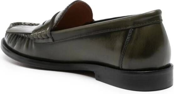 Polo Ralph Lauren fringed leather loafers Green