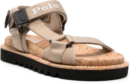Polo Ralph Lauren grosgrain-strap sandals Neutrals
