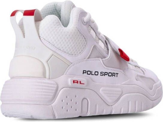 Polo Ralph Lauren high-top chunky leather sneakers White