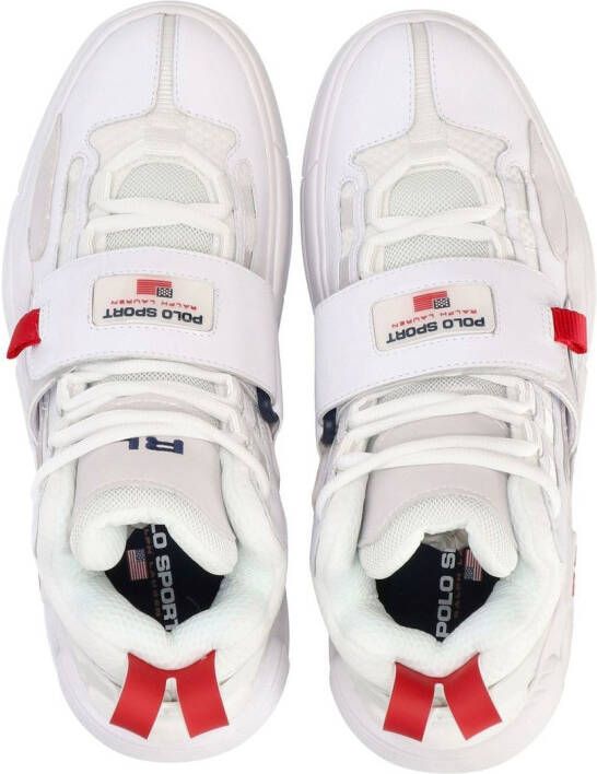 Polo Ralph Lauren high-top chunky leather sneakers White