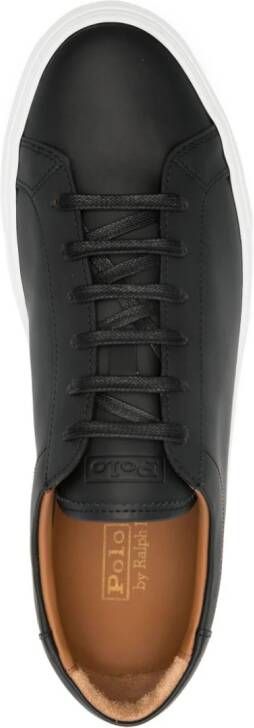 Polo Ralph Lauren Jermain Lux leather sneakers Black