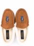 Polo Ralph Lauren Kids logo-embroidered slippers Brown - Thumbnail 3