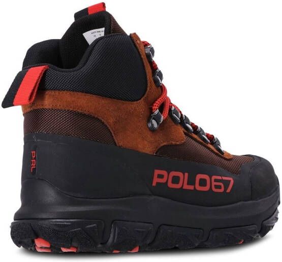Polo Ralph Lauren lace-up sneaker boots Brown