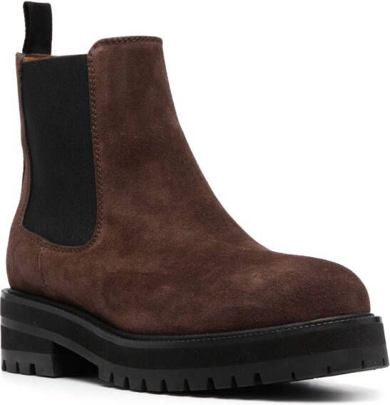 Polo Ralph Lauren leather Chelsea boots Brown