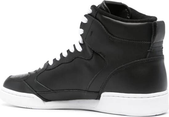 Polo Ralph Lauren logo-embroidered high-top sneakers Black