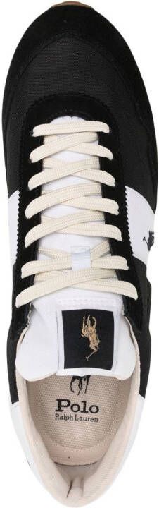 Polo Ralph Lauren logo-embroidered panelled sneakers Black