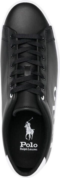 Polo Ralph Lauren Longwood side logo-print sneakers Black