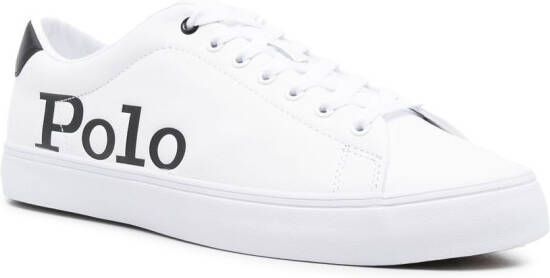 Polo Ralph Lauren Longwood side logo-print sneakers White