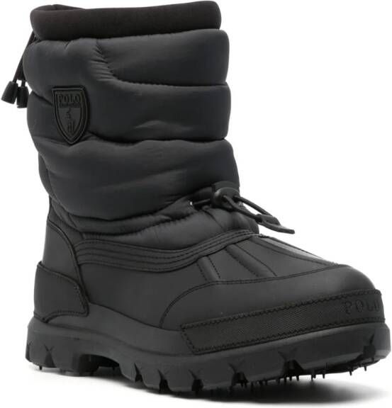 Polo Ralph Lauren Oslo Muckloc quilted boots Black