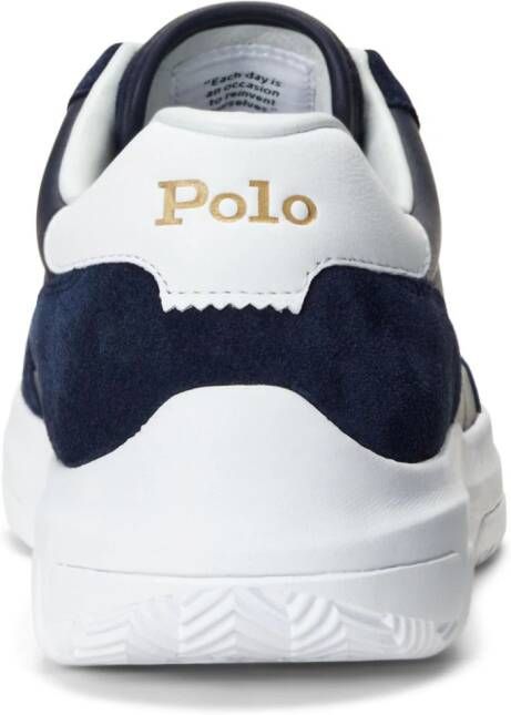 Polo Ralph Lauren panelled chunky-sole sneakers Blue