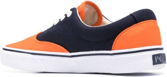 Polo Ralph Lauren panelled lace-up sneakers Orange
