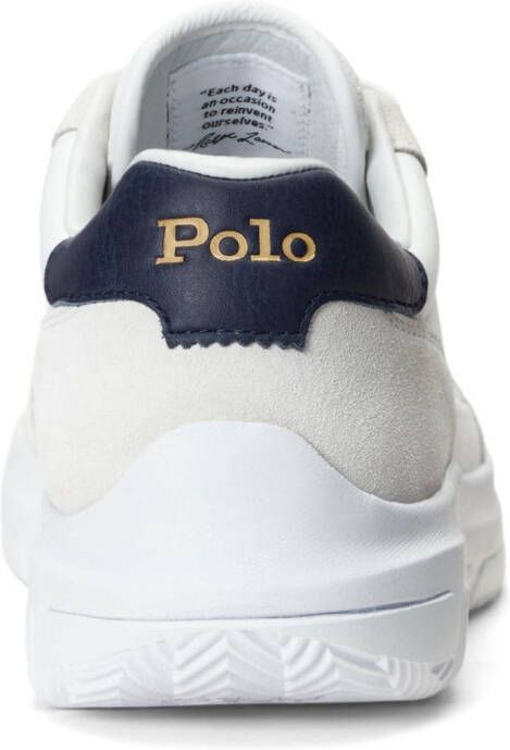 Polo Ralph Lauren panelled lace-up sneakers White