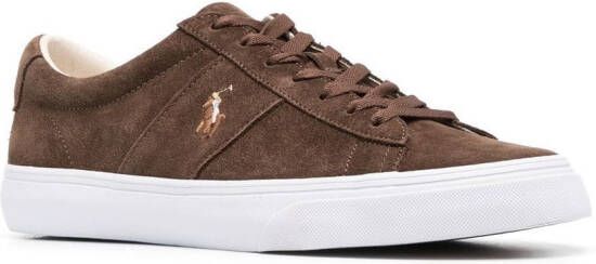 Polo Ralph Lauren Polo Pony embroidered sneakers Brown