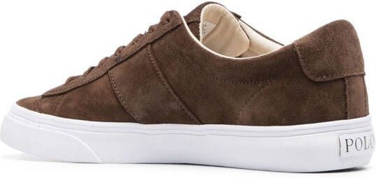 Polo Ralph Lauren Polo Pony embroidered sneakers Brown