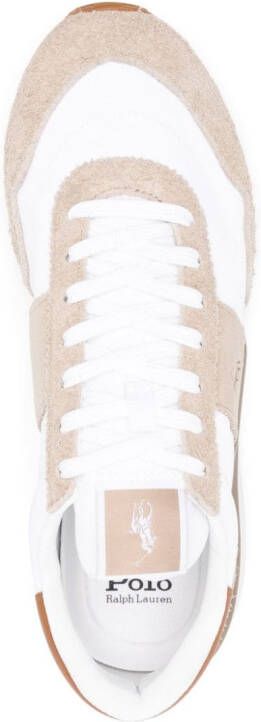 Polo Ralph Lauren Polo Pony-embroidered suede sneakers White