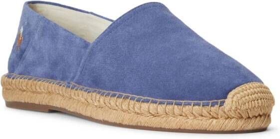 Polo Ralph Lauren Polo Pony suede espadrilles Blue