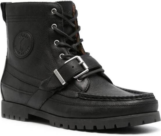 Polo Ralph Lauren Ranger leather boots Black