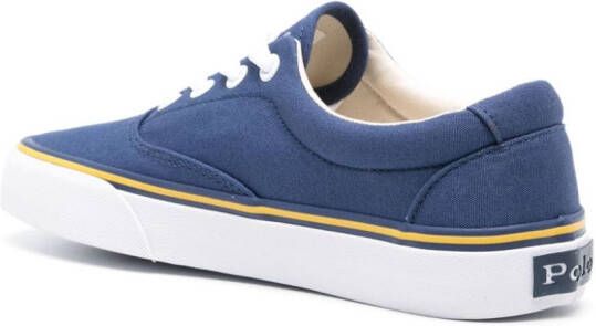 Polo Ralph Lauren round-toe canvas sneakers Blue