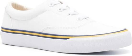 Polo Ralph Lauren round-toe canvas sneakers White