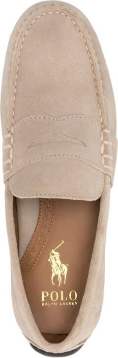 Polo Ralph Lauren round-toe slip-on loafers Neutrals