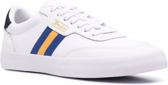Polo Ralph Lauren stripe-detail low top sneakers White